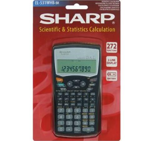 Sharp EL-531WHB Scientific Calculator